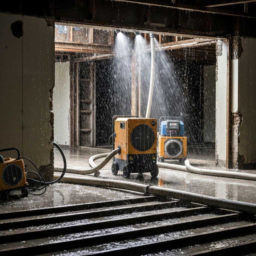 Mitigating Mold Growth with Structural Drying