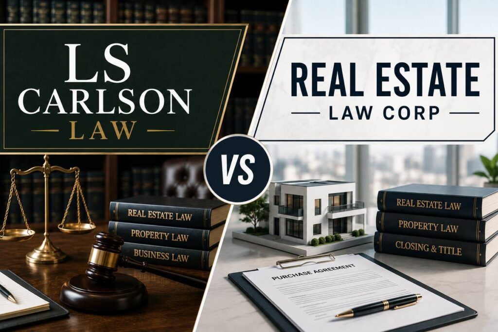 LS Carlson Law vs Real Estate Law Corp: Which Is Right for You in 2026?